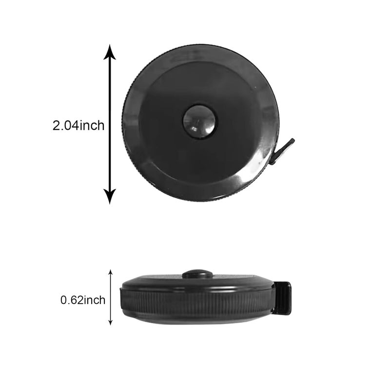 Tesdluy 4 Pack Tape Measure Retractable Measuring for Body Fabric Sewing Tailor Cloth Knitting Craft Measurements, 60-Inch Soft Measuring Tape Double Scales Rulers for Body Weight - Image 2
